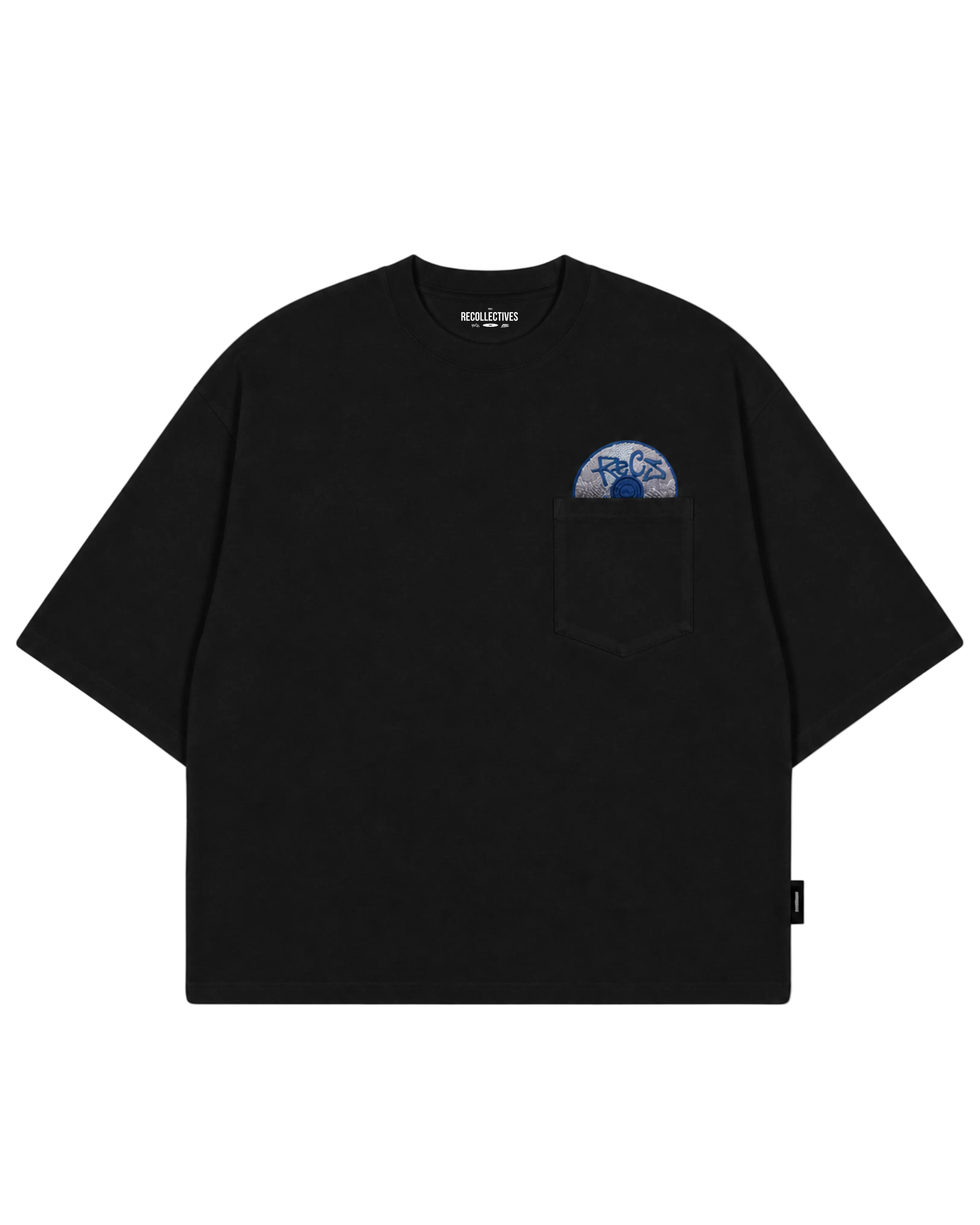 ReCs Pocket Disc Tee In Black