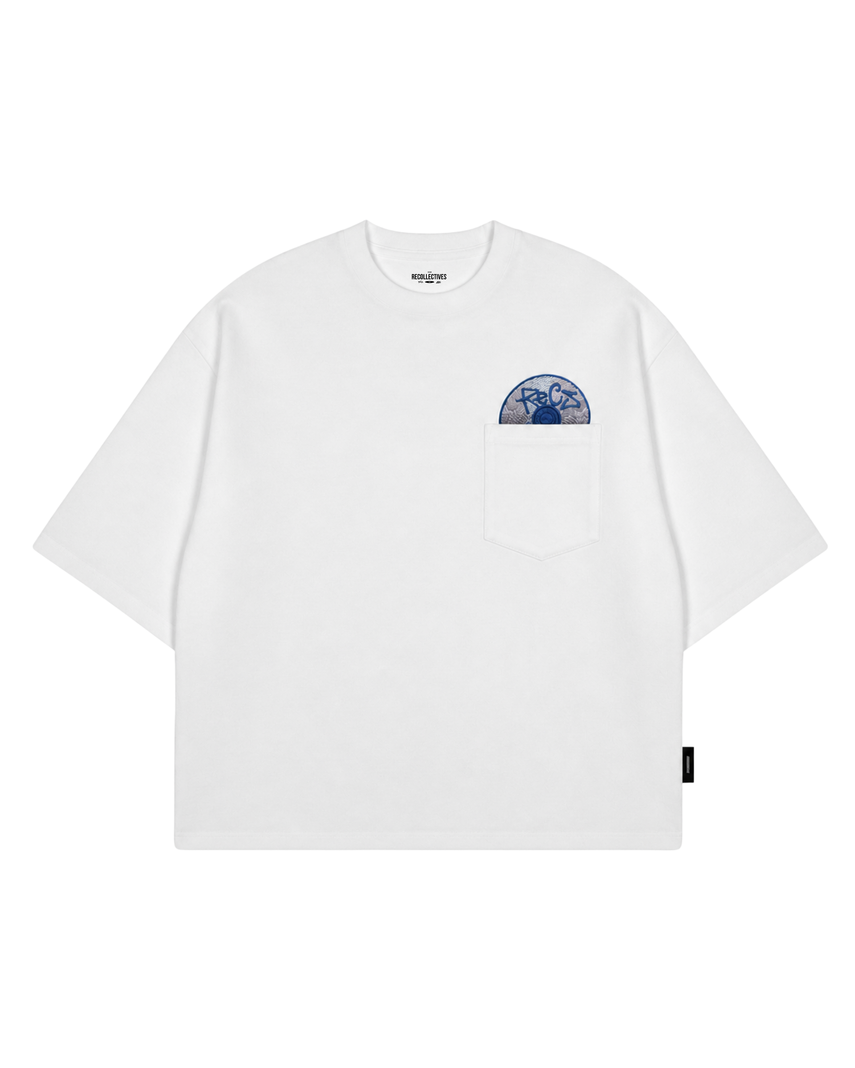 ReCs Pocket Disc Tee in White