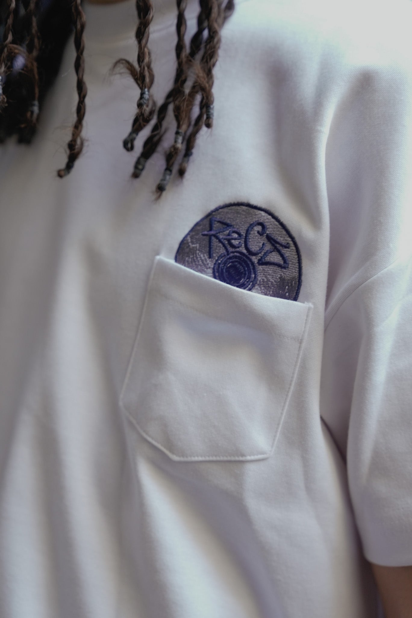 ReCs Pocket Disc Tee in White