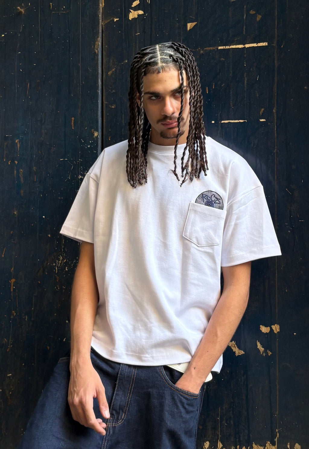 ReCs Pocket Disc Tee in White