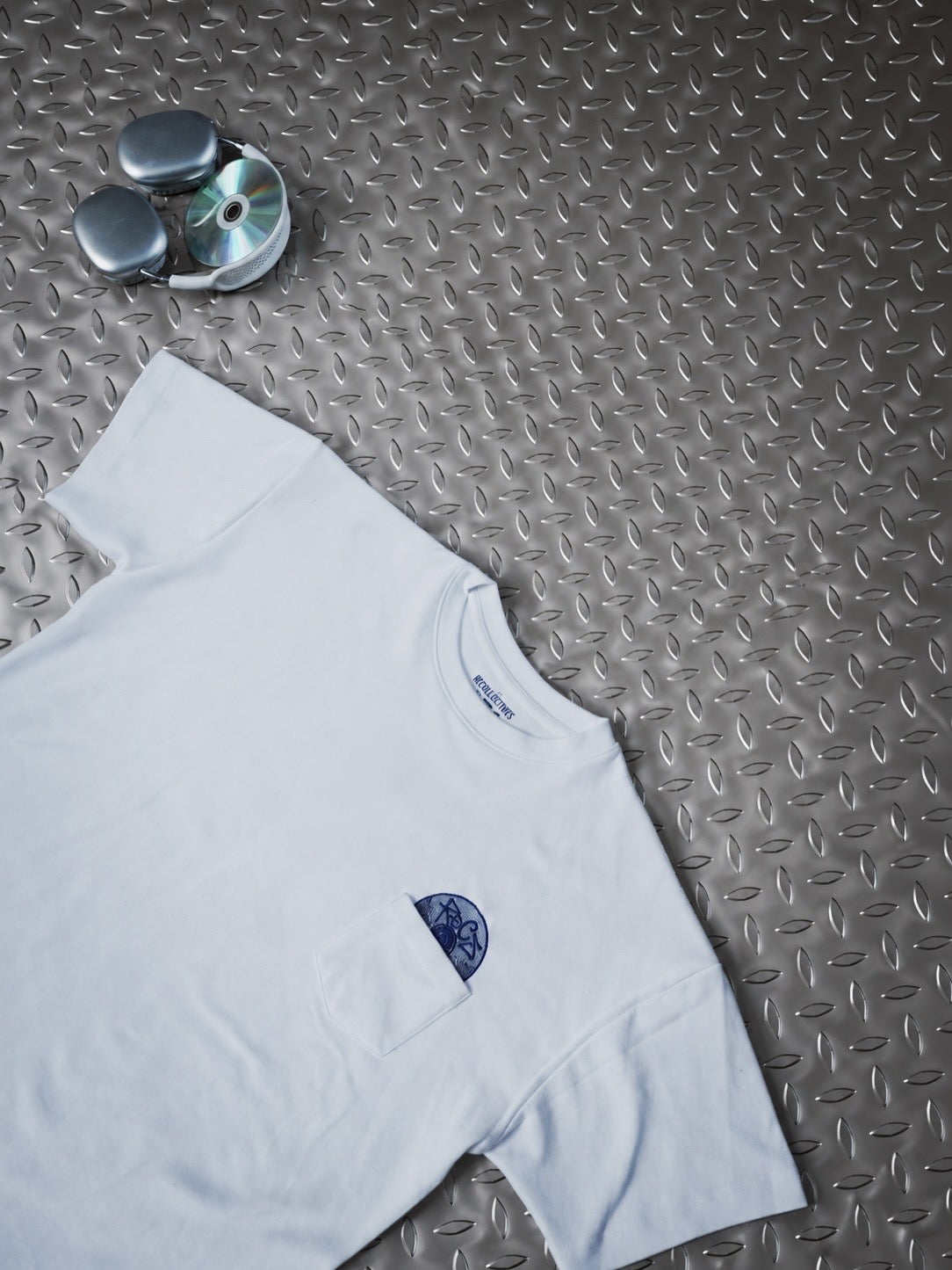 ReCs Pocket Disc Tee in White